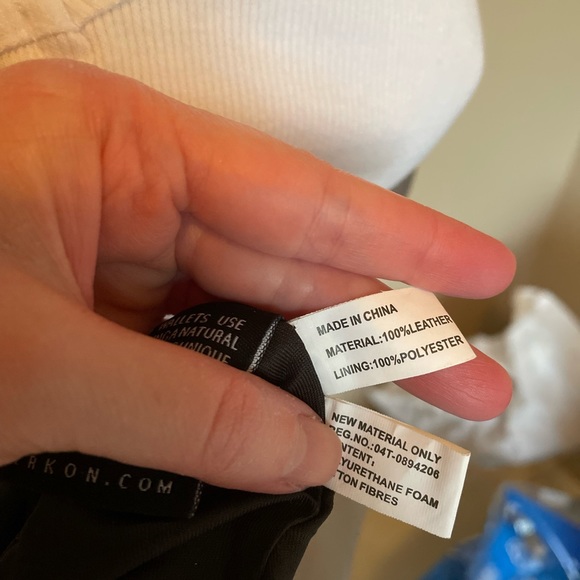 Christopher Kon Celi Small Leather Crossbody Bag in light grey. - Picture 9 of 14